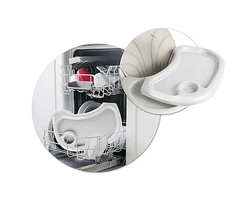 Стільчик для годування зі столиком Ricokids Milo 79 х 62 х 94 см - бежево-білий