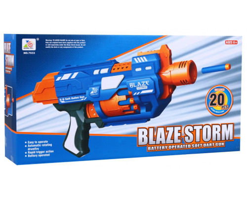 Електрична гвинтівка для дітей 6+ Blaze Storm 20 довгих пінопластових куль + дальність до 10 м