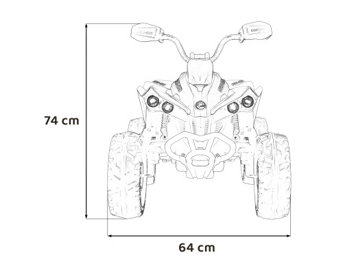 Квадроцикл Maverick Quad Білий