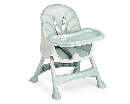 Стільчик для годування зі столиком Ricokids Milo 79 х 62 х 94 см - зелено-білий