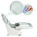 Стільчик для годування зі столиком Ricokids Milo 79 х 62 х 94 см - зелено-білий