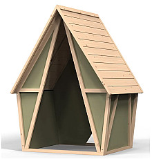 Ігровий будиночок EXIT Yuki 100, бежево-зелений