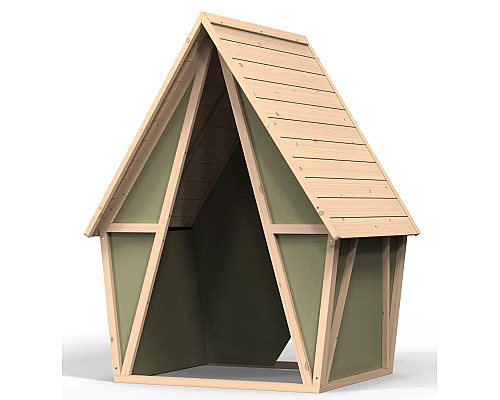 Ігровий будиночок EXIT Yuki 100, бежево-зелений