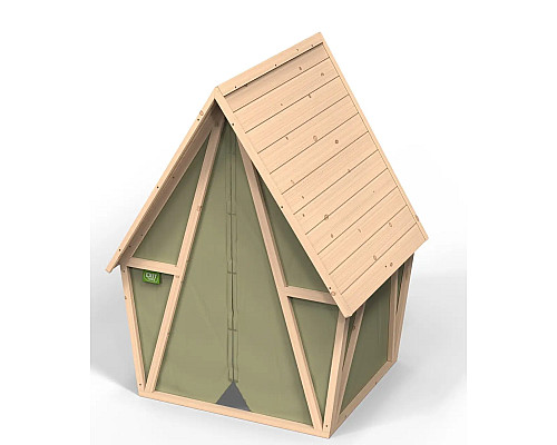 Ігровий будиночок EXIT Yuki 100, бежево-зелений