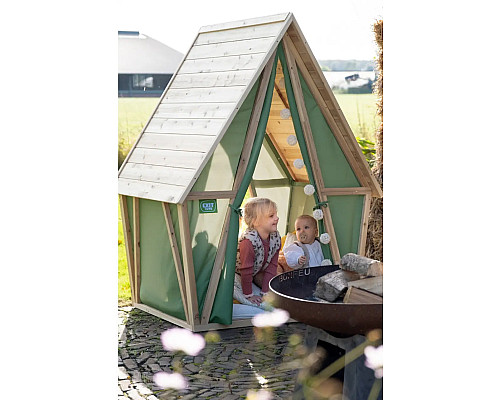 Ігровий будиночок EXIT Yuki 100, бежево-зелений