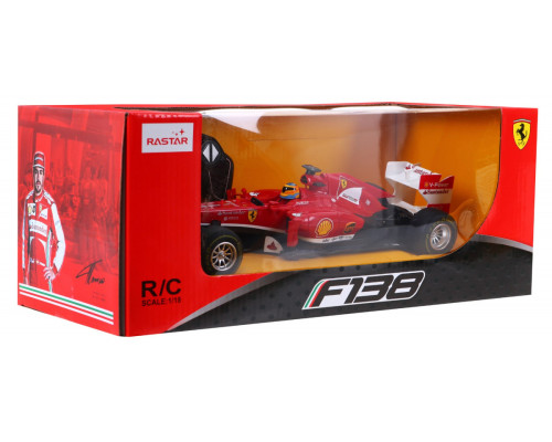 Ferrari F138 RASTAR модель 1:18 Гоночний автомобіль на дистанційному керуванні + пульт 2,4 ГГц