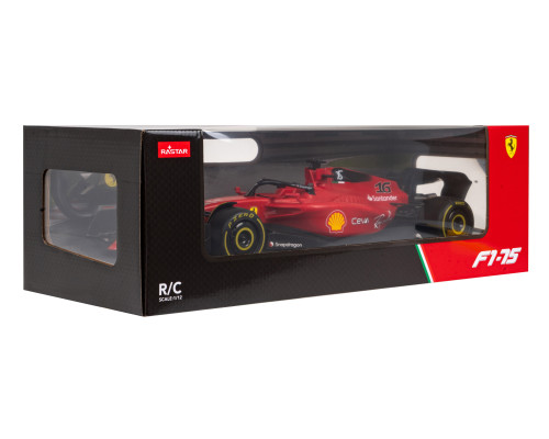 Ferrari F1 75 червоний RASTAR модель 1:12 Гоночний автомобіль на дистанційному керуванні + пульт 2,4 ГГц + наклейки