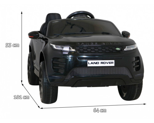 Дитяча акумуляторна машинка Range Rover Evoque Чорна