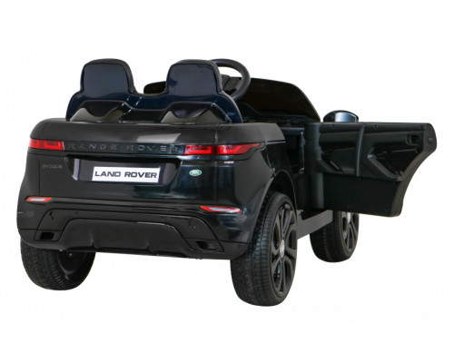 Дитяча акумуляторна машинка Range Rover Evoque Чорна