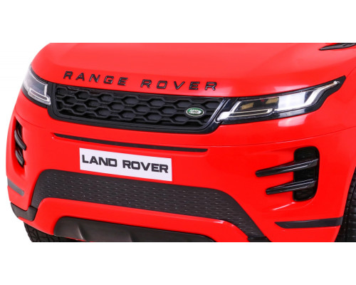 Дитячий Range Rover Evoque на акумуляторі, червоний + пульт дистанційного керування + Free Start+ MP3 LED