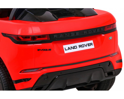 Дитячий Range Rover Evoque на акумуляторі, червоний + пульт дистанційного керування + Free Start+ MP3 LED