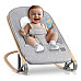 Крісло-гойдалка для немовлят Nukido 2в1 з іграшками, 74 х 40,5 х 47 см - сіра