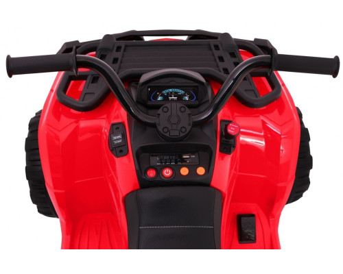 Дитячий квадроцикл Quad XL ATV 2.4GHz Red + Пульт + Привід 4х4 + Багажник + Free Start + EVA + Audio LED