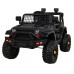 Дитяча акумуляторна машина Jeep Dark Night Black + Slow Start + EVA + Audio LED