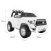 Toyota Tundra XXL для дітей White + Пульт + Багажник + LED + Аудіо + EVA + Free Start