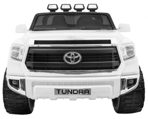 Toyota Tundra XXL для дітей White + Пульт + Багажник + LED + Аудіо + EVA + Free Start