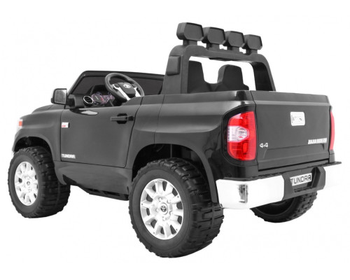 Toyota Tundra XXL для дітей Black + Пульт + Багажник + LED + Аудіо + EVA + Free Start