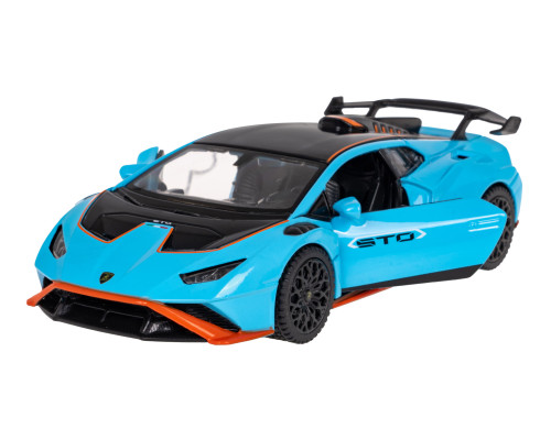 Lamborghini Huracan STO RASTAR модель 1:32 Металевий кузов + Двері, що відкриваються вручну