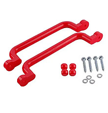 Ручки пластикові WCG для дитячого майданчика 320 мм - червоні