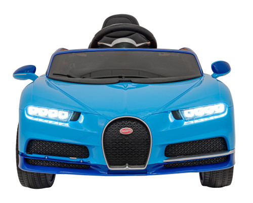 Дитячий Bugatti Chiron на акумуляторі Blue + Пульт + Багажник + EVA + Амортизатори + Audio LED