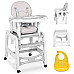 Стільчик для годування 5-в-1 Ricokids Sinco 57,5 х 104 см - сіро-білий