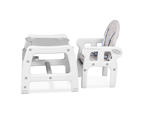 Стільчик для годування 5-в-1 Ricokids Sinco 57,5 х 104 см - сіро-білий