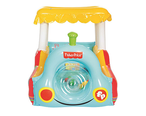 Манеж-поїзд + м'ячі Fisher-Price Bestway 93537, 132 x 94 x 89 см - різнокольоровий