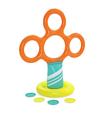 Стійка для фрисбі з обручами для дітей Bestway 122 x 64 x 135 см - різнокольорова