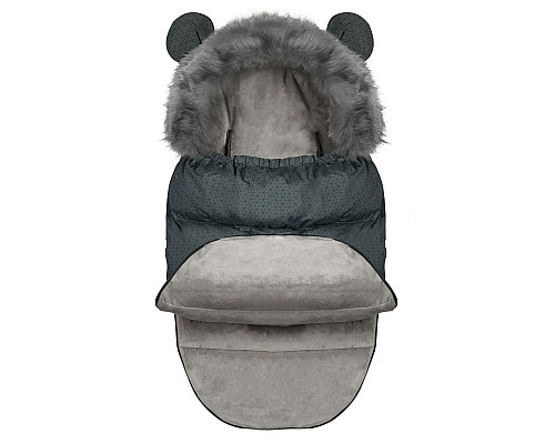 Конверт Elmi Ricokids для коляски та санок, 95 х 48 см - графітовий