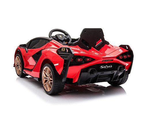 Lamborghini SIAN на акумуляторі для дітей Червоний + Пульт + EVA + Free Start + Audio LED Lamborghini SIAN на акумуляторі для дітей Червоний + Пульт + EVA + Free Start + Audio LED