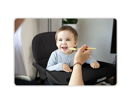 Стільчик для годування Ricokids Nuco 70 х 60 х 95 см - чорний