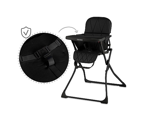 Стільчик для годування Ricokids Nuco 70 х 60 х 95 см - чорний