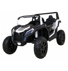 Баггі Strong Racing ATV для 2 дітей Білий + Безщітковий мотор + Надувні колеса + Audio LED