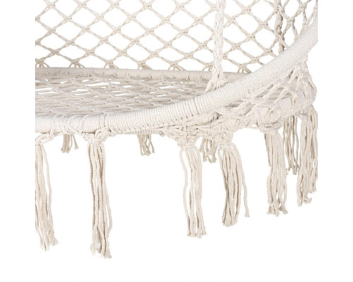 Гойдалка двомісна Outtec Boho, 130 х 75 см - бежева