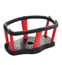 Гойдалка WCG Shield, 24 х 44,5 х 23,5 см - чорно-червона
