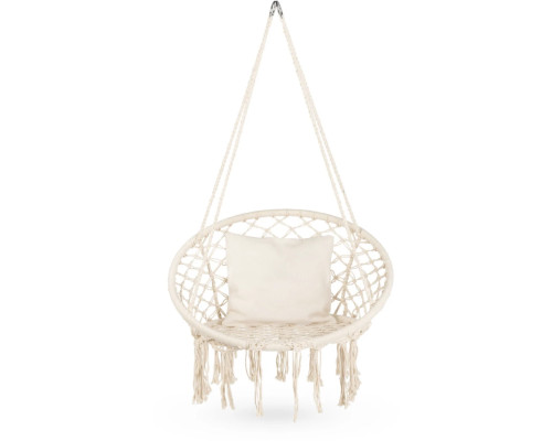 Крісло-гойдалка Boho Outtec XXL - бежева