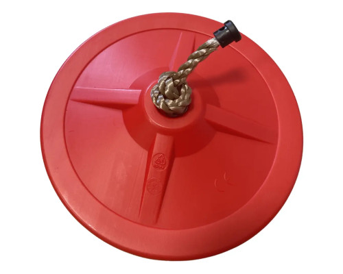 Гойдалка-тарзанка для дитячого майданчика WCG DISK, червона