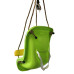 Гойдалка для дітей із захистом WCG Delux, 36 x 39 x 49 см - зелено-жовта