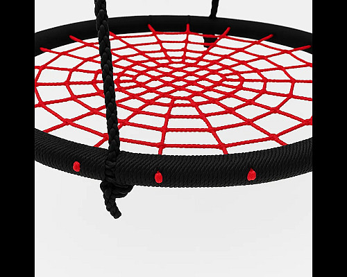 Гойдалка «Гніздо лелеки» WCG  100 см. Червоно-чорна