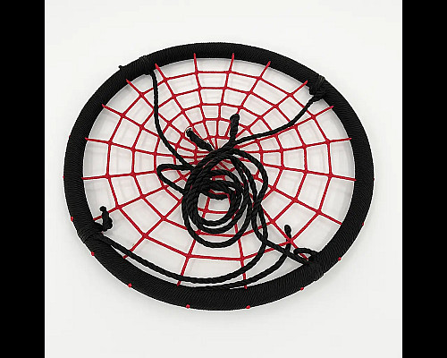 Гойдалка «Гніздо лелеки» WCG  100 см. Червоно-чорна