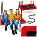 Гойдалка-гніздо Neo-Sport Swingo 110 х 70 см, чорно-червона