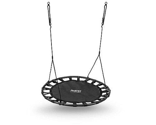 Гойдалка з гніздом лелеки SWINGO XXL, 120 см - чорна