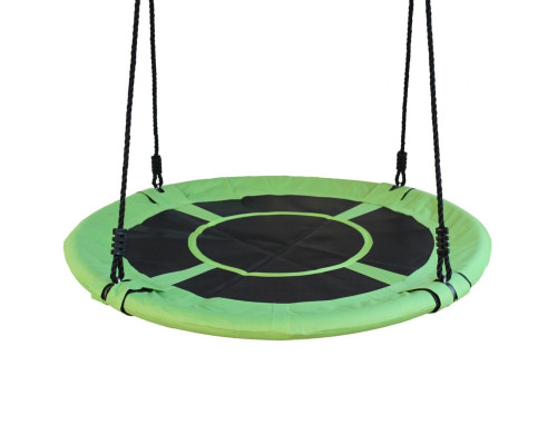 Гойдалка-гніздо MASTER Fun Ring 80 см - зелено-чорна Гойдалка-гніздо MASTER Fun Ring 80 см - зелено-чорна