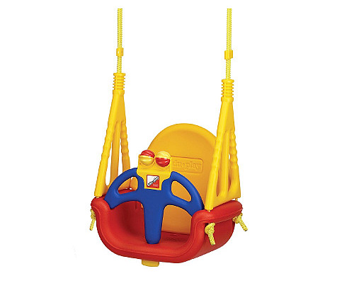 Гойдалка Eduplay 3-в-1 Do Re Mi з брязкальцем, 130 х 162 см - різнокольорова