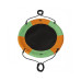 Гойдалка-гніздо кругла NB5003 NILS CAMP 3 - діаметр 90 см/ помаранчево-зелена