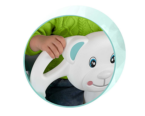 Гойдалка 3-в-1 Ведмежа Ricokids, 130 х 162 см - бірюзова
