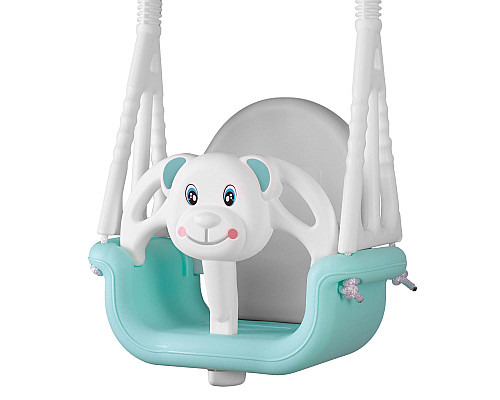 Гойдалка 3-в-1 Ведмежа Ricokids, 130 х 162 см - бірюзова