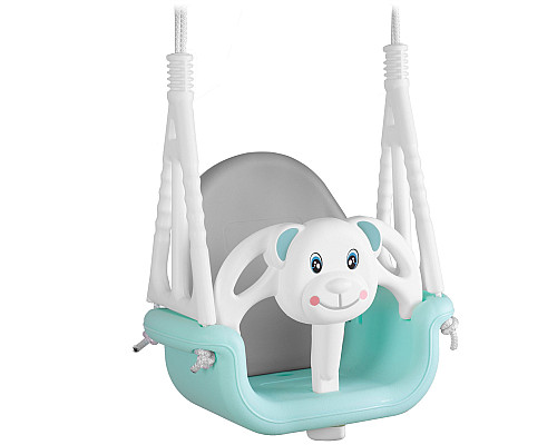 Гойдалка 3-в-1 Ведмежа Ricokids, 130 х 162 см - бірюзова