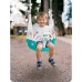 Гойдалка 3-в-1 Слоник Ricokids, 130 х 162 см - бірюзово-біла