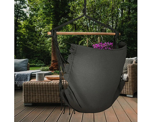 Гамак-крісло Outtec Boho Sois XXL, графітове Гамак-крісло Outtec Boho Sois XXL, графітове